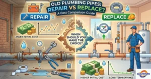 When Should You Replace VS Repair Old Plumbing Pipes? Cost Comparison