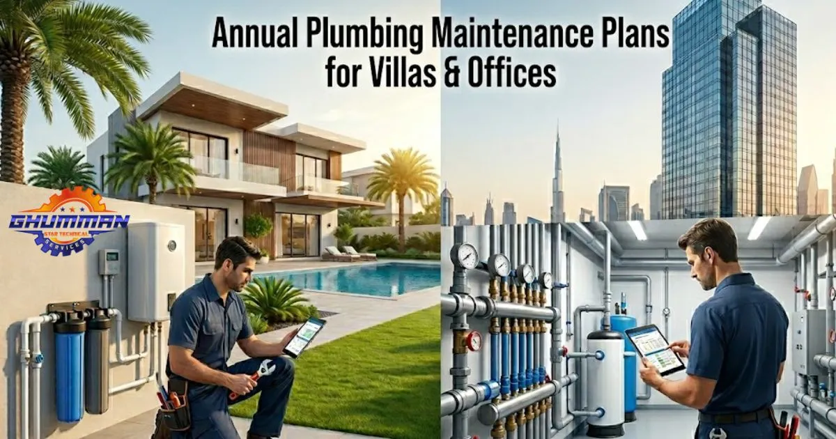 Annual Plumbing Maintenance Plans for Villas & Offices