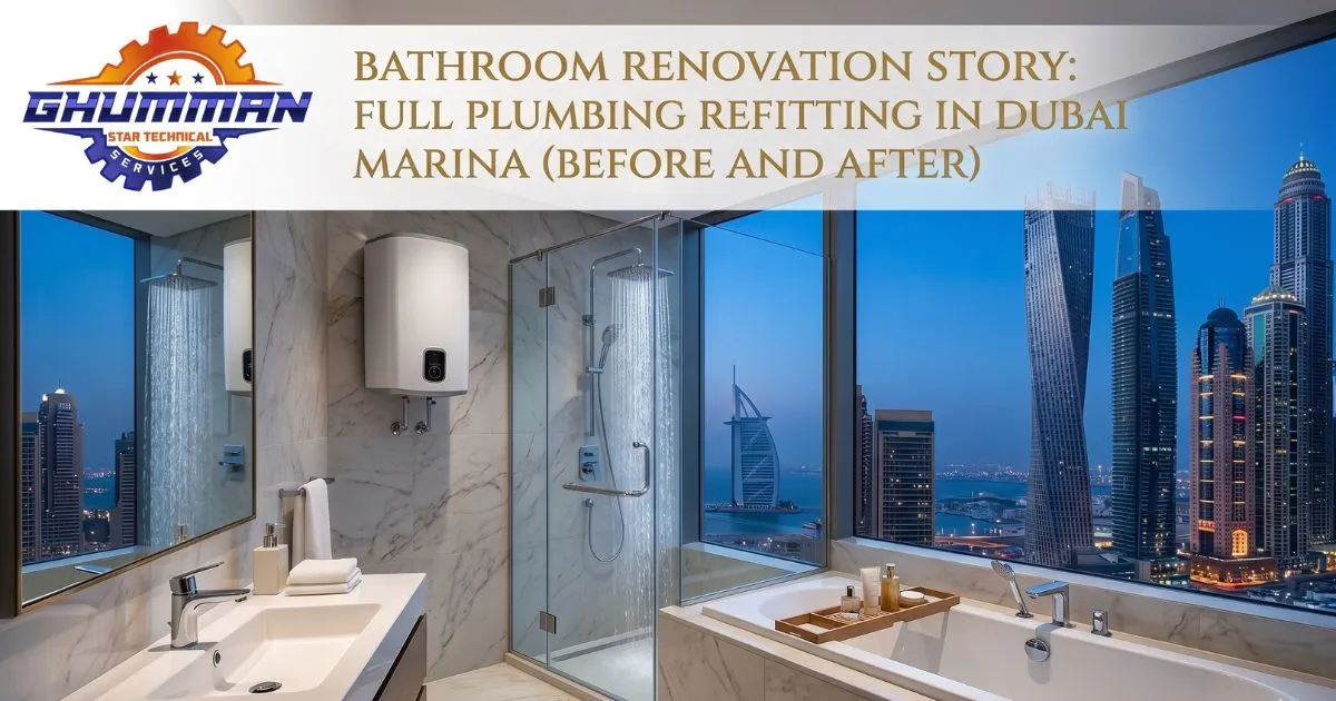 Bathroom Renovation Story in Dubai Marina Homes