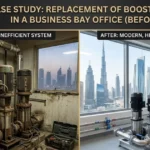 Case Study- Replacement of Boost Pump System in a Business Bay Office (Before/After)