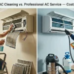 DIY AC Cleaning vs Professional AC Service — Cost, Safety & Efficiency
