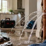 What to do Immediately when a Pipe Bursts (Before the Plumber Arrives)?