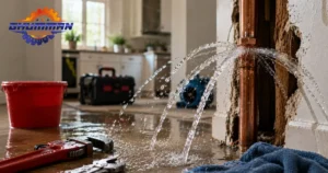 What to do Immediately when a Pipe Bursts (Before the Plumber Arrives)?