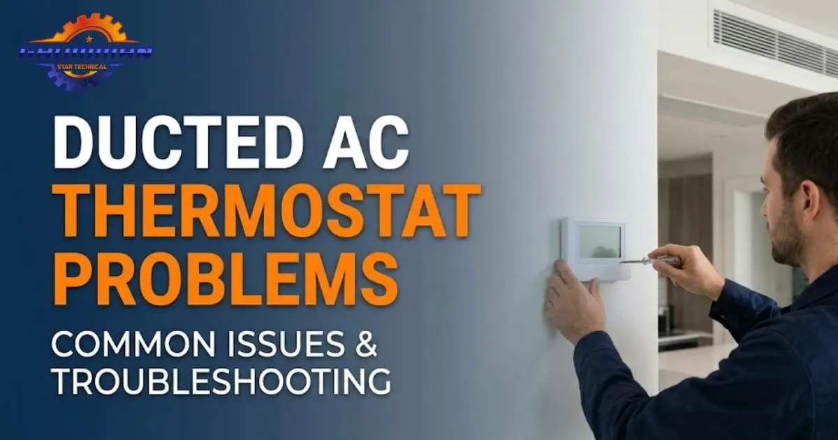 Ducted AC Thermostat Problems