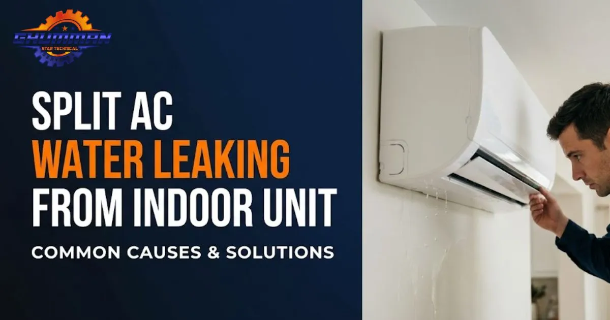 Split AC Water Leaking from Indoor Unit